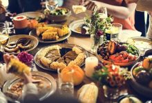لیست غذا برای شام