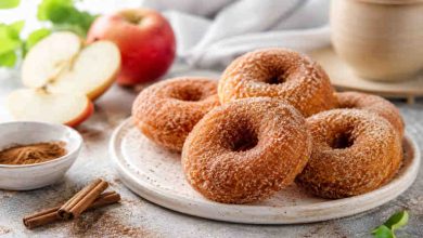 طرز تهیه دونات سیب و دارچین+ نکات خوشمزهتر شدن
