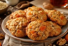 طرز تهیه کوکی زردآلو؛ شیرینی نرم و میوهای برای پذیرایی