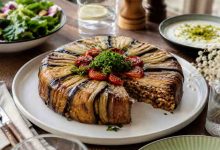 طرز تهیه ماکارونی بادمجان ترکیهای (پاتلیجان دیبی)